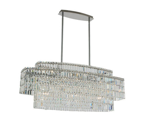 Livelli 10-Light Linear Pendant in Polished Chrome