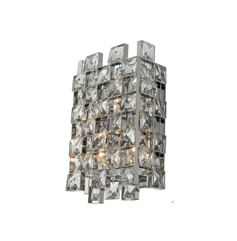 Piazze 3-Light Wall Sconce in Polished Chrome