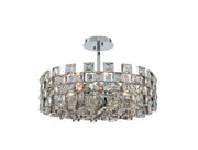Piazze 8-Light Semi-Flush Mount in Polished Chrome