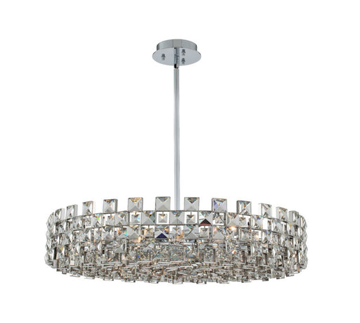 Piazze 12-Light Chandelier in Polished Chrome