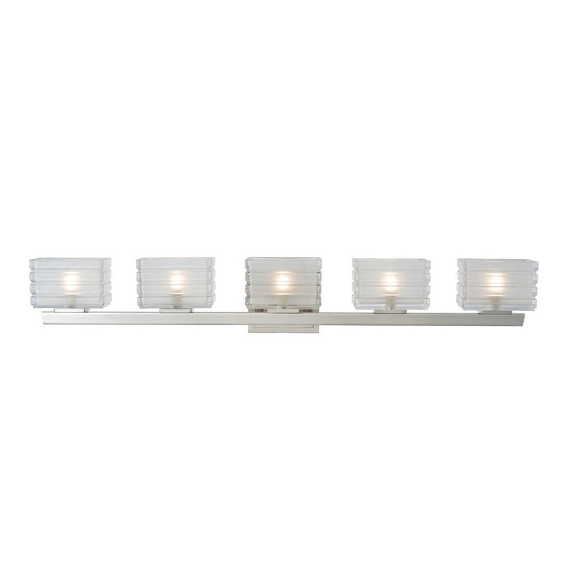 Victoria 5-Light LED Bath Vanity Light in Polished Nickel