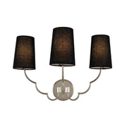 Sophia 3-Light Wall Sconce in Polished Nickel