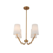 Sophia 4-Light Chandelier in New Brass