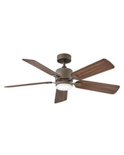 Afton 52" Ceiling Fan with Light in Metallic Matte Bronze / Metallic Matte Bronze/walnut