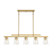Calhoun 5-Light Linear Chandelier - Lamps Expo