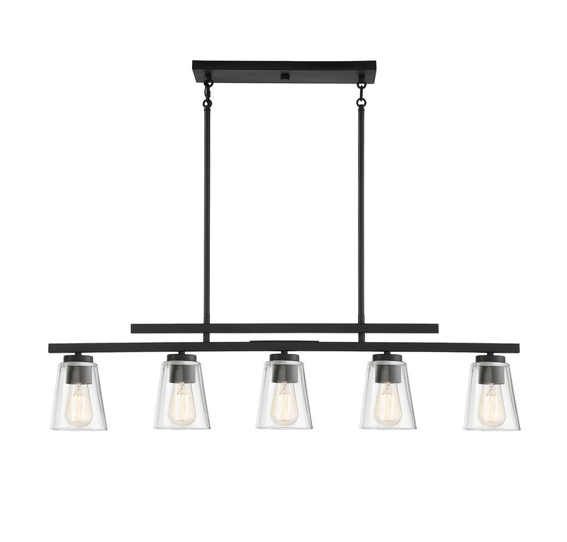 Calhoun 5-Light Linear Chandelier - Lamps Expo