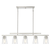 Calhoun 5-Light Linear Chandelier - Lamps Expo