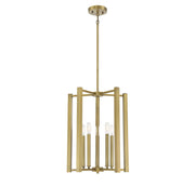 Benson 5-Light Chandelier in Warm Brass