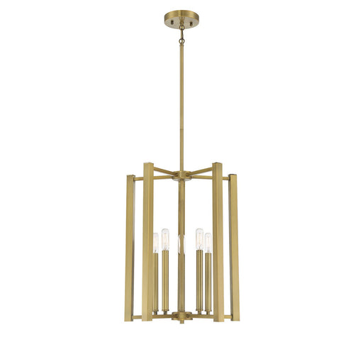 Benson 5-Light Chandelier in Warm Brass