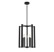 Benson 5-Light Chandelier in Matte Black