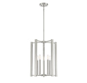 Benson 5-Light Chandelier in Satin Nickel