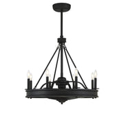 Lyon 30" Fan D'Lier in Matte Black