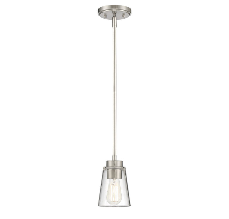 Calhoun Mini Pendant in Satin Nickel
