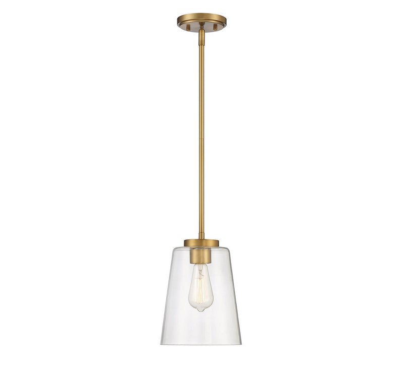 Calhoun Pendant in Warm Brass
