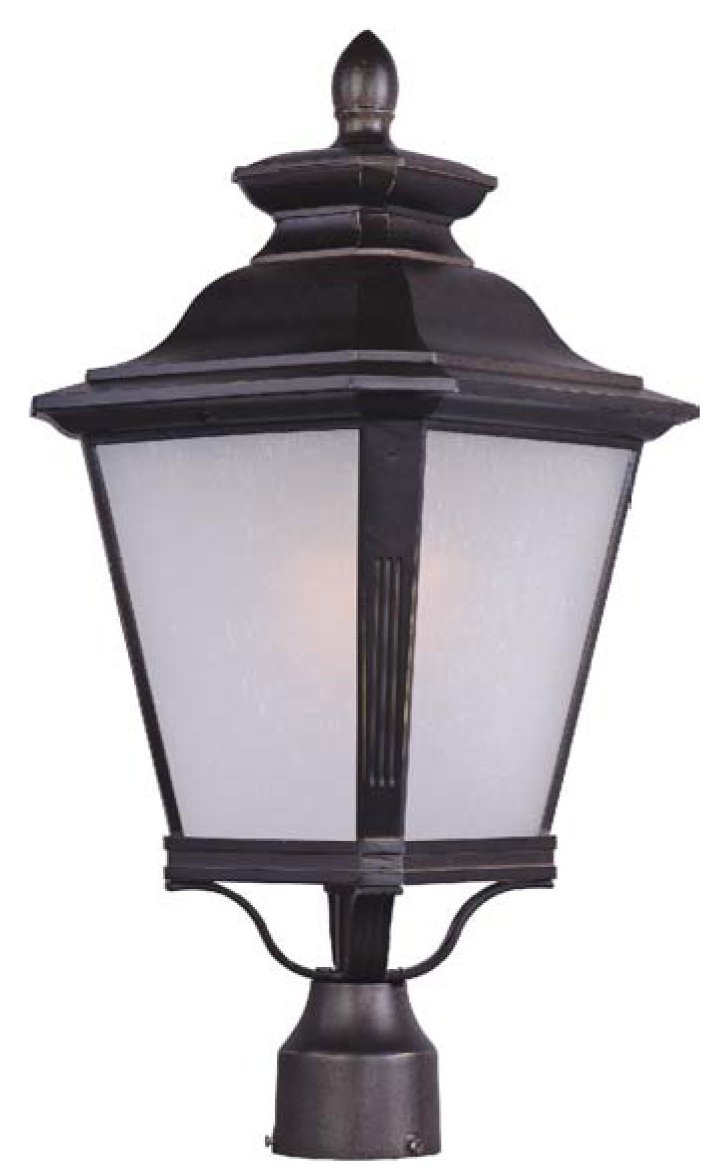 Knoxville 11" Outdoor Post Lantern in Bronze