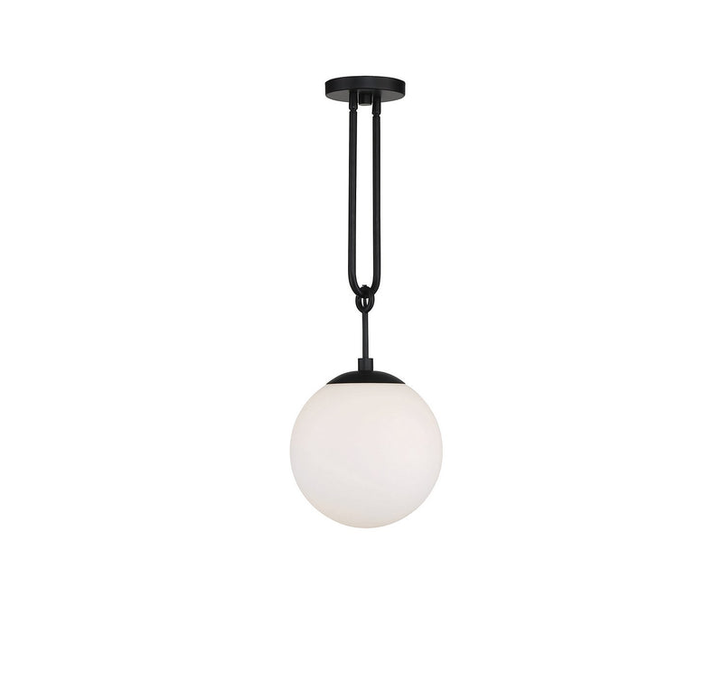 Becker Mini Pendant in Matte Black