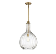 Brandon Pendant in Warm Brass