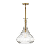 Bristo Pendant in Warm Brass