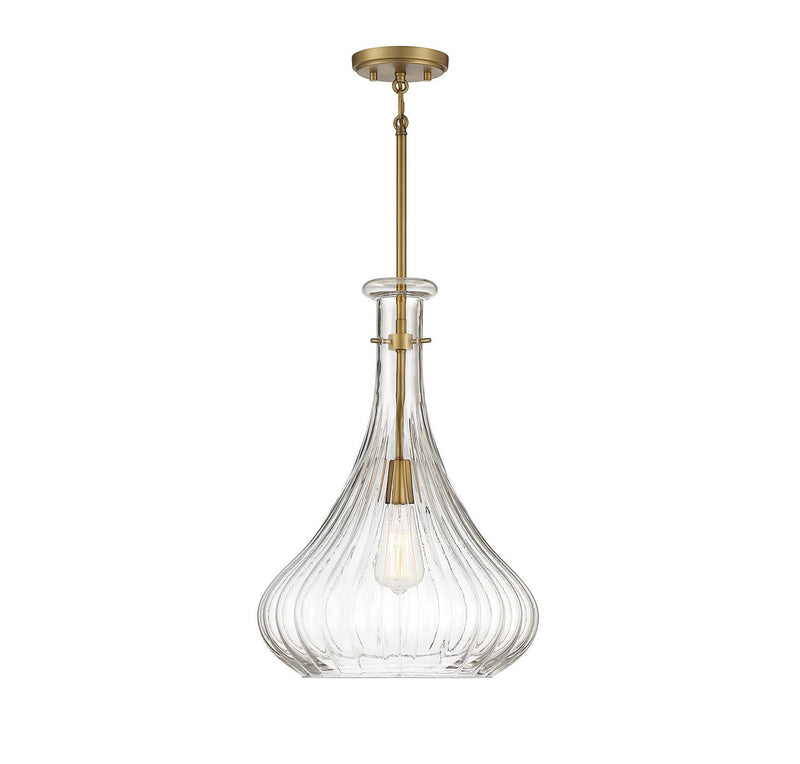 Bristo Pendant in Warm Brass