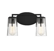 Sacremento 2-Light Bath Vanity Light in Black