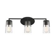 Sacremento 3-Light Bath Vanity Light in Black