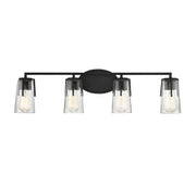 Sacremento 4-Light Bath Vanity Light in Black