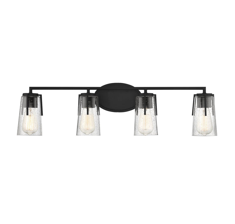 Sacremento 4-Light Bath Vanity Light in Black