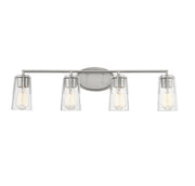 Sacremento 4-Light Bath Vanity Light in Satin Nickel