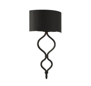 Como Wall Sconce in Matte Black