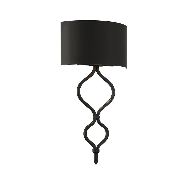 Como Wall Sconce in Matte Black