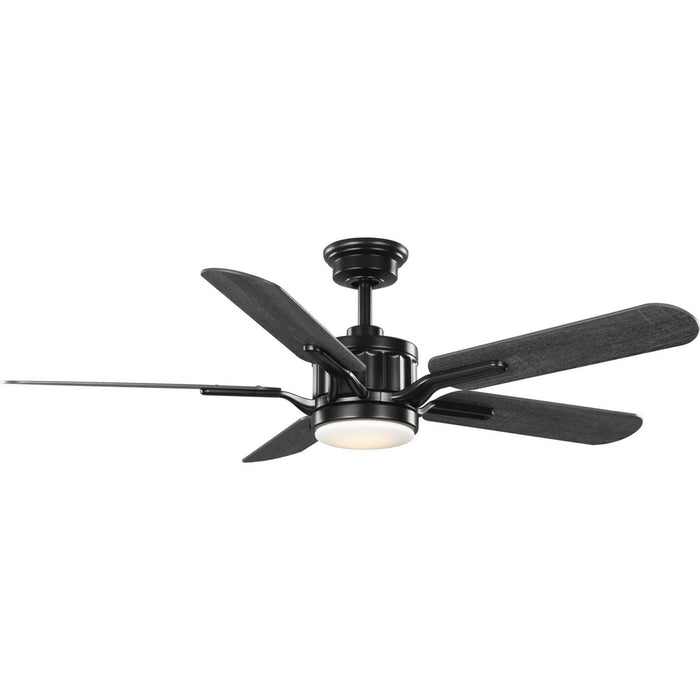 P250007-031-30 - Claret 54" Ceiling Fan in Matte Black by Progress Lighting