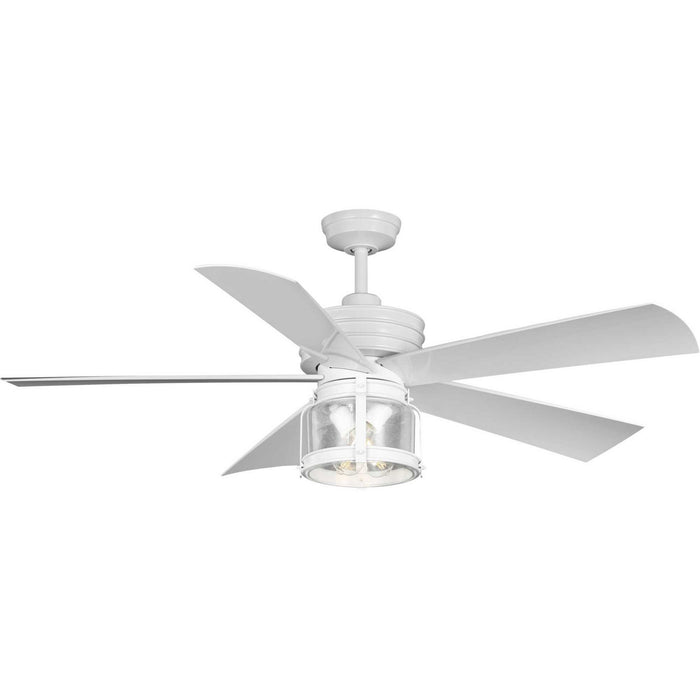 Midvale 56" Ceiling Fan in Satin White - Lamps Expo