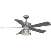 Midvale 56" Ceiling Fan in Galvanized - Lamps Expo