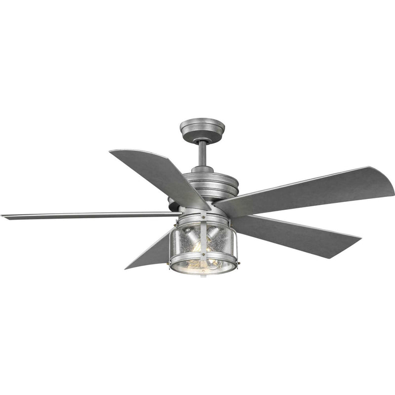 Midvale 56" Ceiling Fan in Galvanized - Lamps Expo