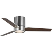 Braden 44" Ceiling Fan with Light in Brushed Nickel