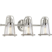 Conway 3-Light Bath Vanity Light in Brushed Nickel