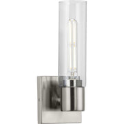 Clarion Bath Sconce in Brushed Nickel