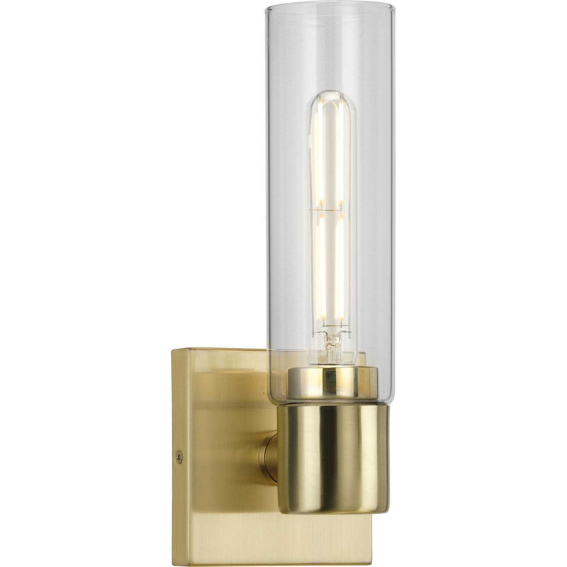 Clarion Bath Sconce in Satin Brass