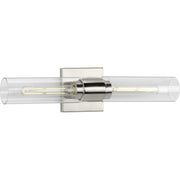 Clarion 2-Light Bath Vanity Light in Brushed Nickel