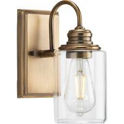 Aiken Bath Sconce in Vintage Brass