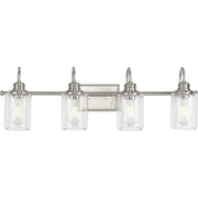 Aiken 4-Light Bath Vanity Light in Brushed Nickel
