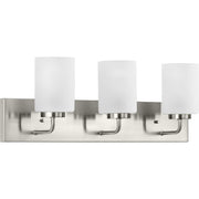 Merry 3-Light Bath Vanity Light in Brushed Nickel