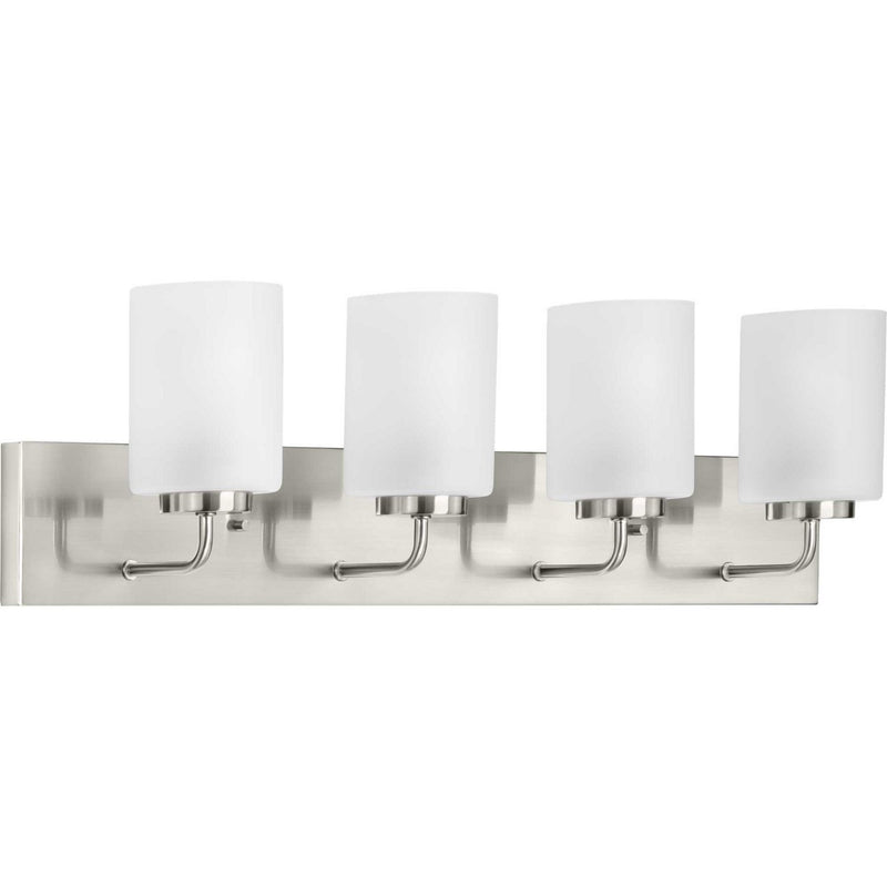 Merry 4-Light Bath Vanity Light in Brushed Nickel