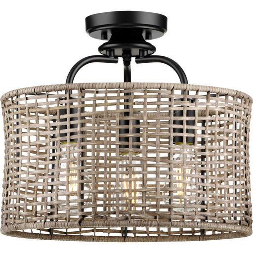 Lavelle 3-Light Convertible Pendant in Matte Black