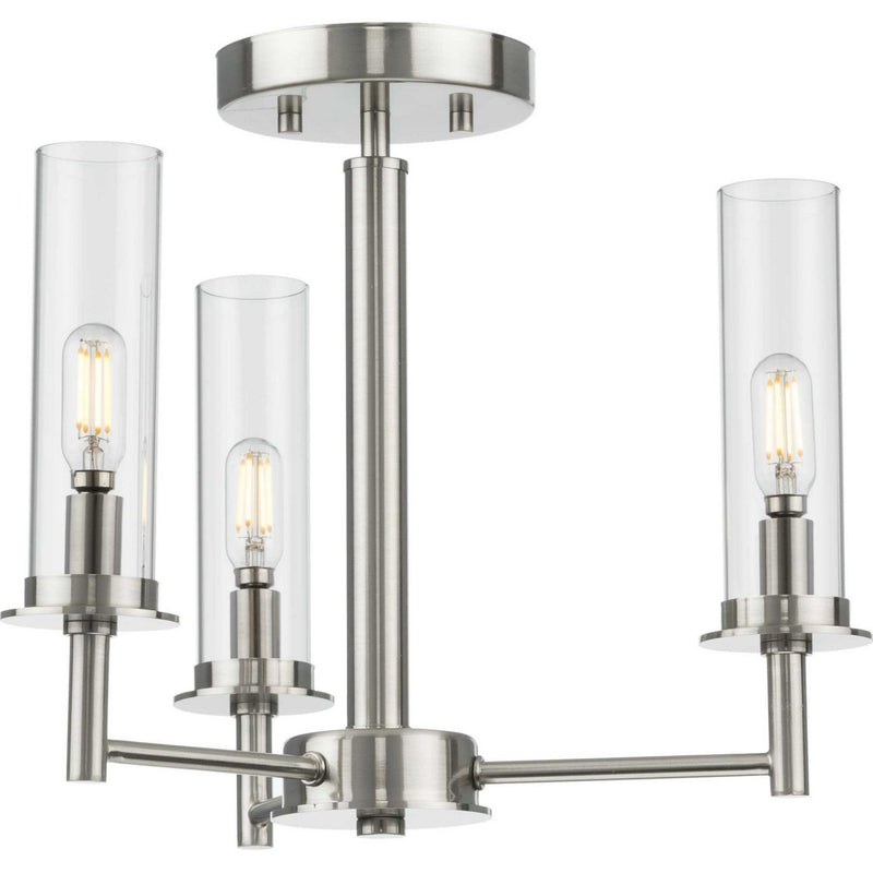 Kellwyn 3-Light Chandelier in Brushed Nickel