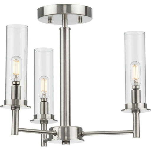 Kellwyn 3-Light Chandelier in Brushed Nickel