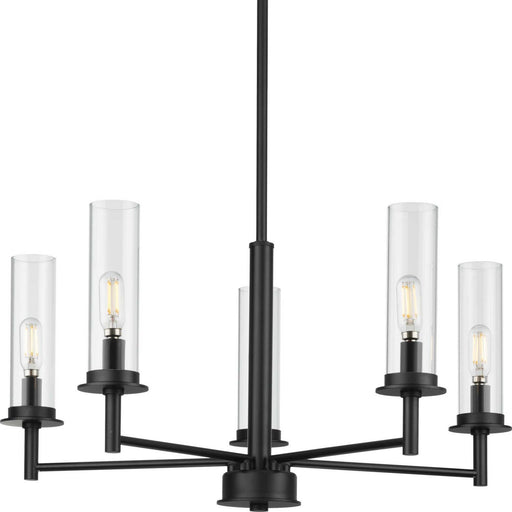 Kellwyn 5-Light Chandelier in Matte Black