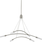 Kylo LED 6-Light Chandelier in Brushed Nickel