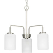 Merry 3-Light Chandelier in Brushed Nickel