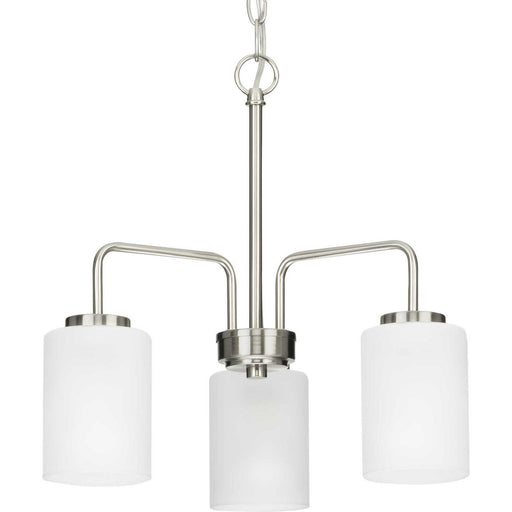 Merry 3-Light Chandelier in Brushed Nickel